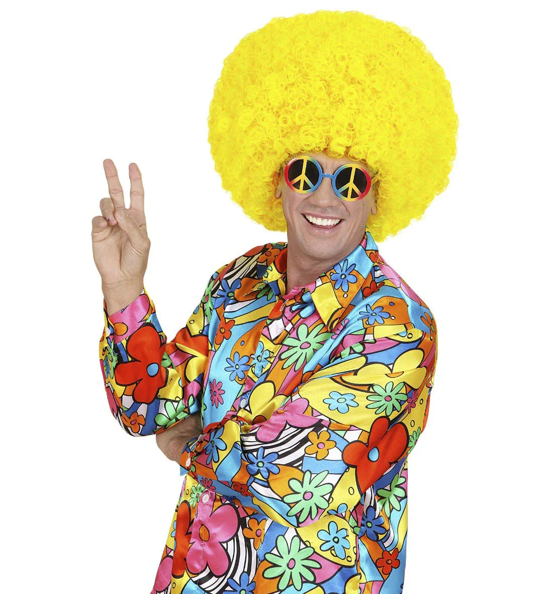 Gafas de Símbolo de la Paz Complementos Hippies Widmann