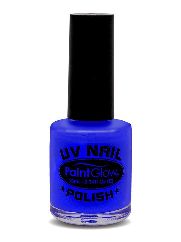 Esmalte de Uñas Fluorescente UV Maquillaje y Pinturas Smiffys Azul
