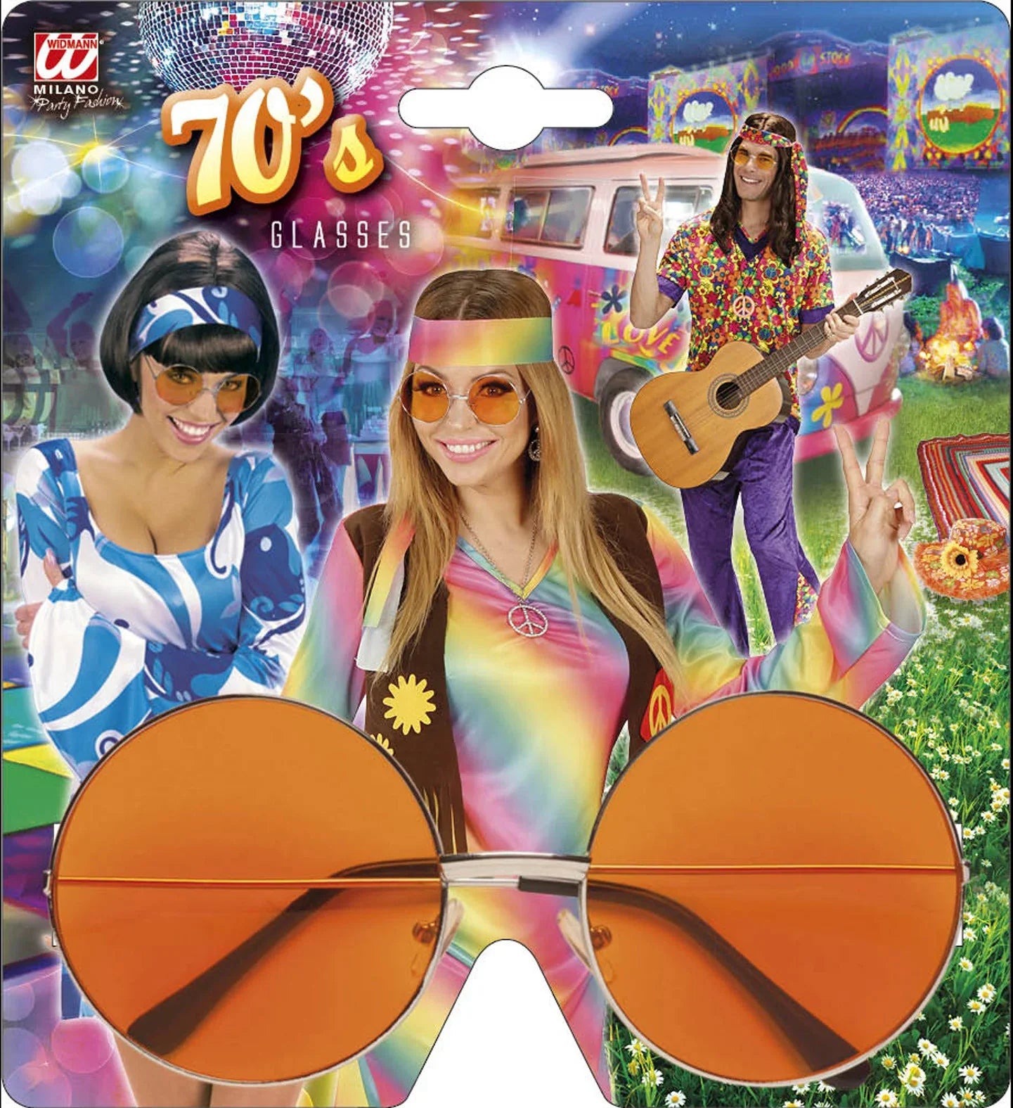 Gafas Redondas Naranjas Años 70 Gafas Widmann