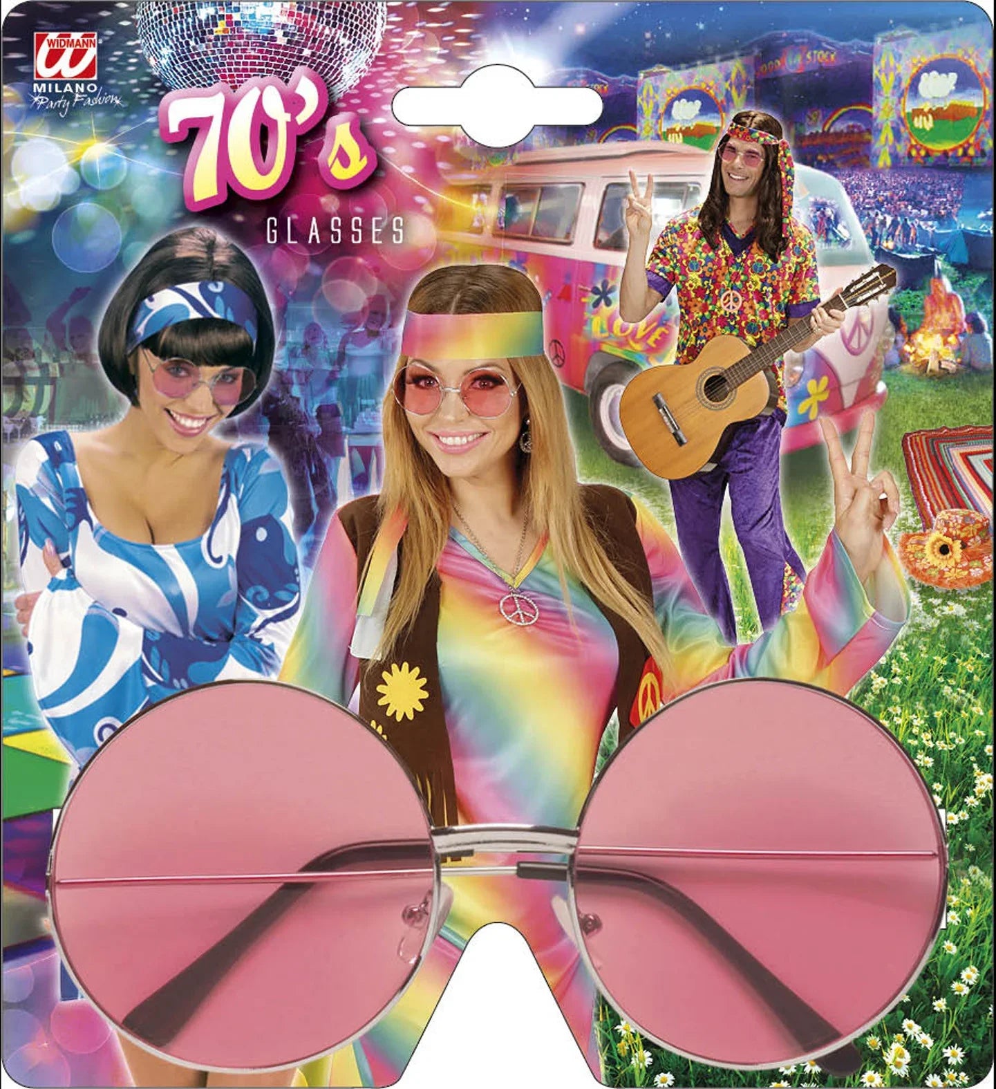 Gafas Redondas Rosas Años 70 Gafas Widmann
