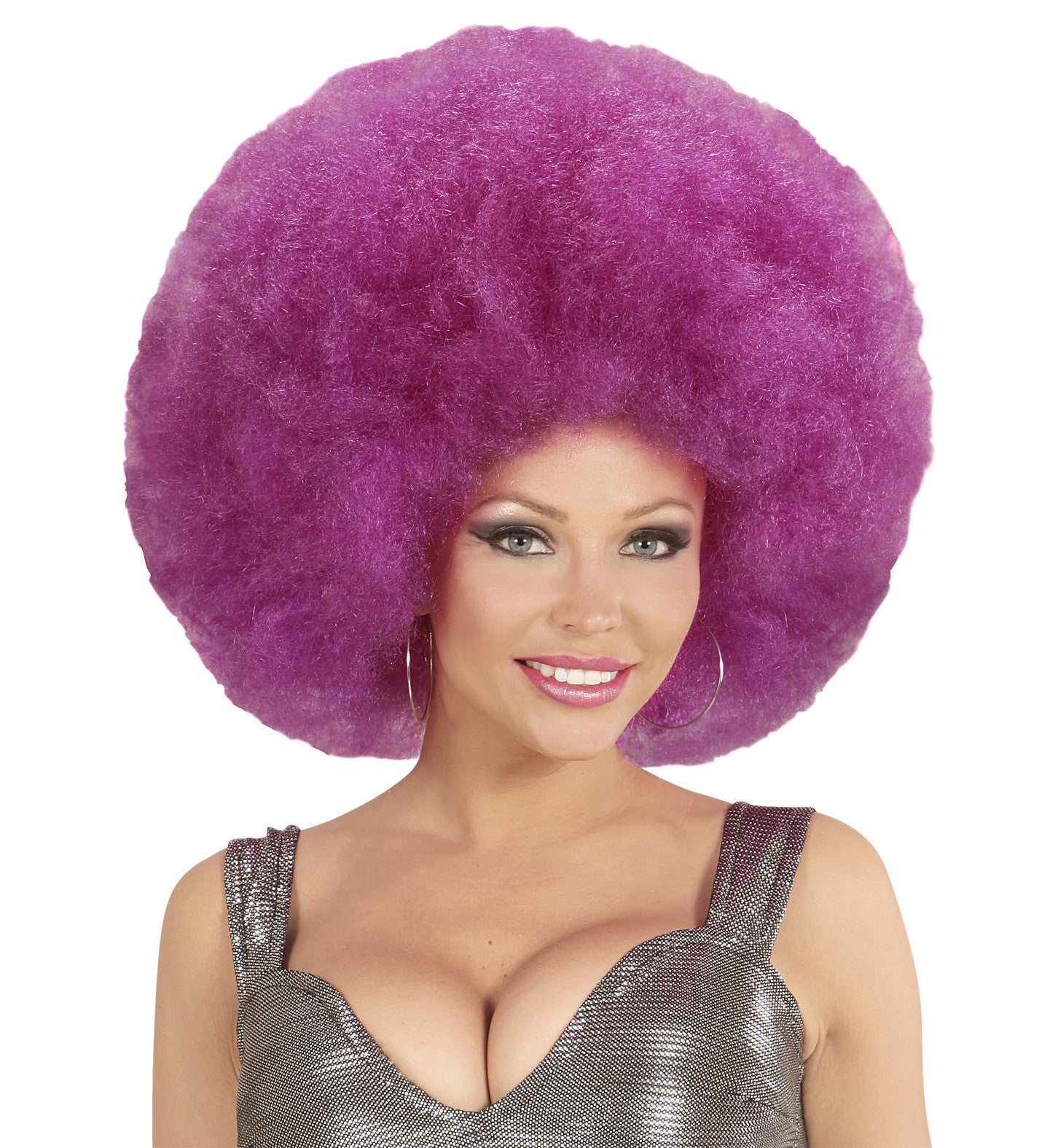 Peluca Super Afro Morada Pelucas Widmann