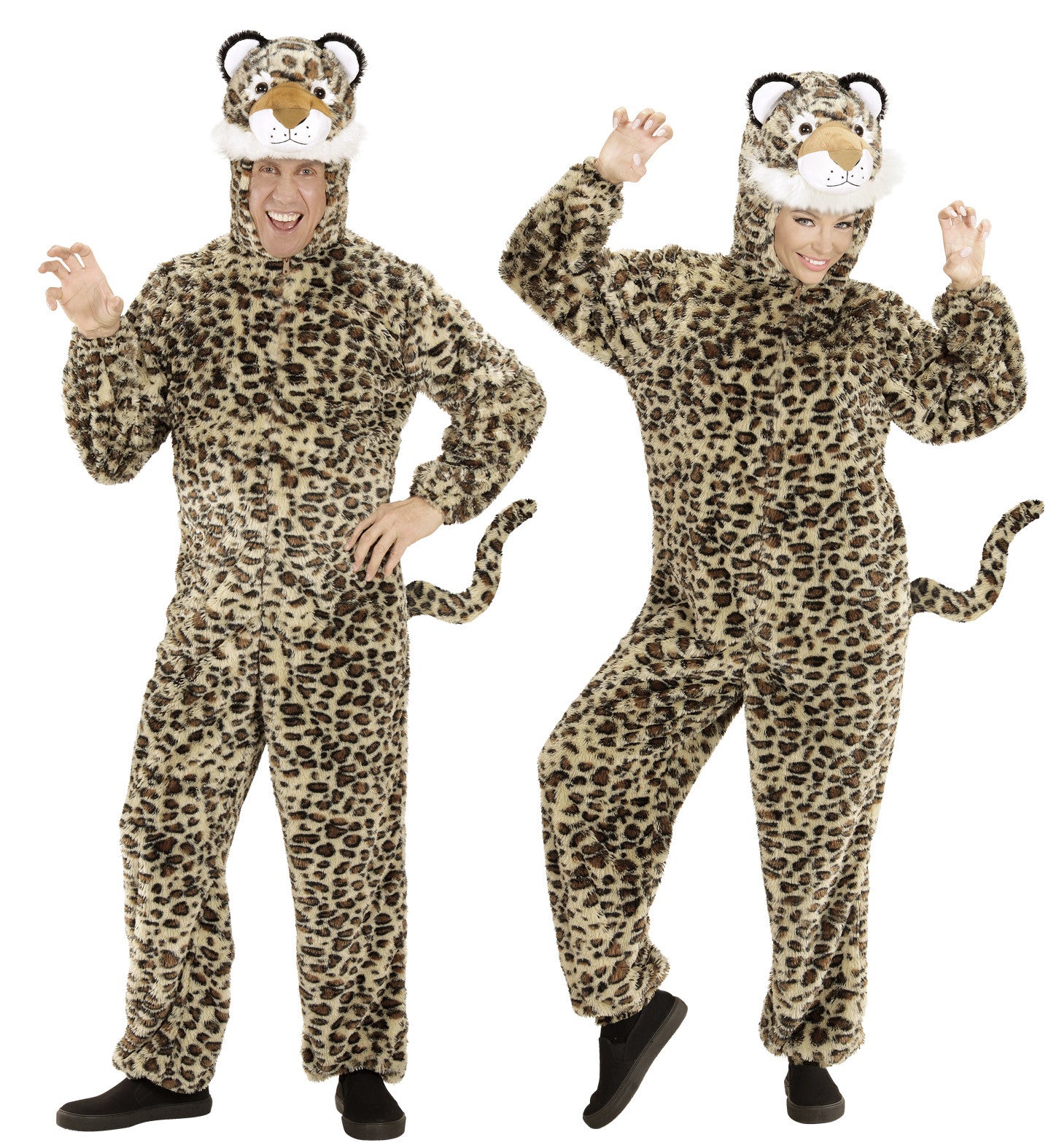 Disfraz de Leopardo de Peluche Unisex Animal Widmann