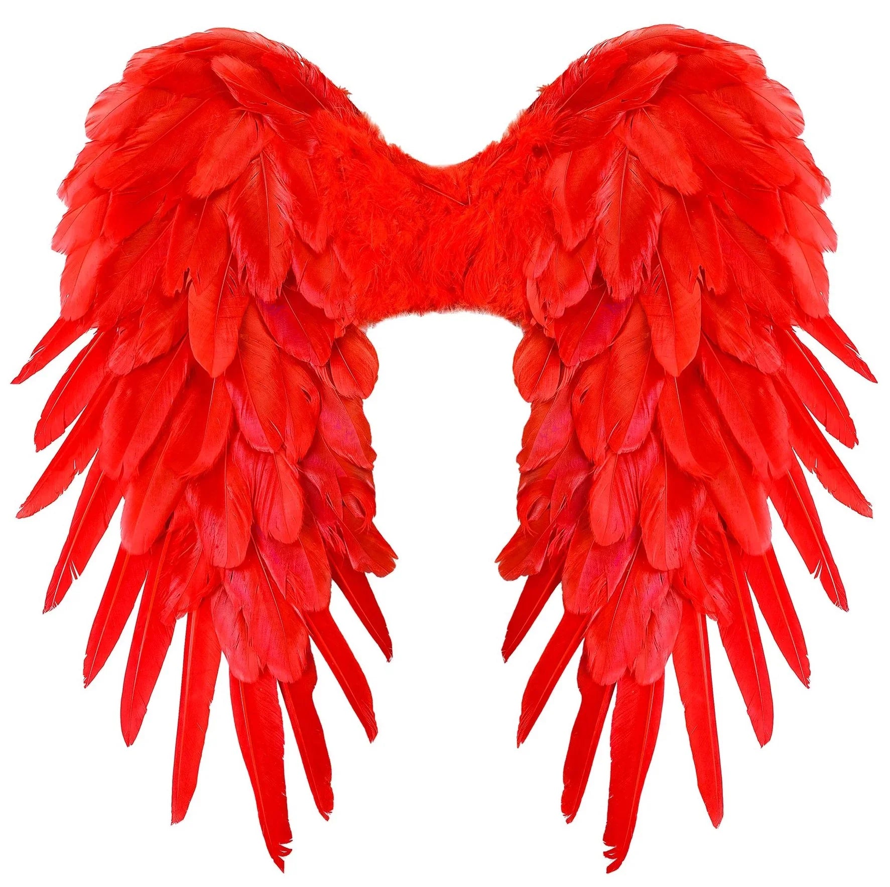Alas de Ángel Caído con Plumas Rojas Alas Widmann