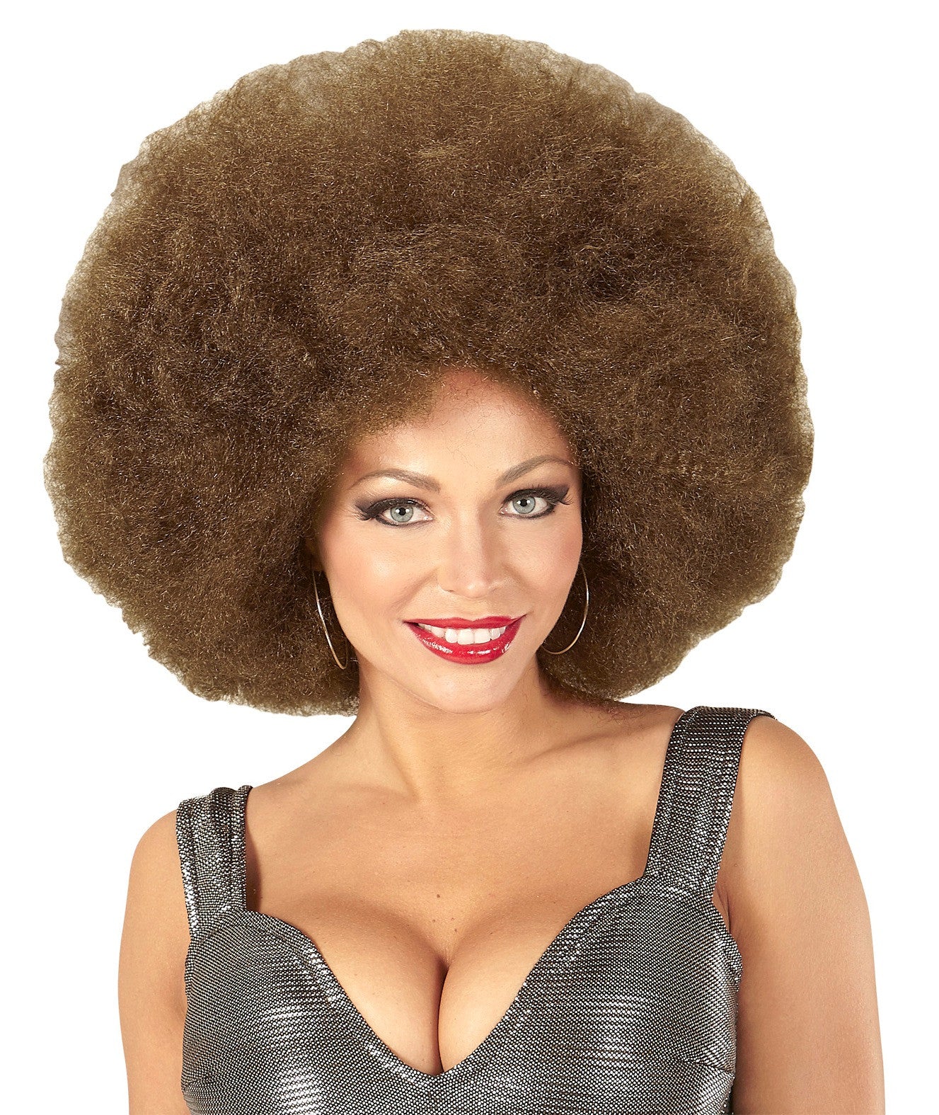 Peluca Super Afro Castaña Clara Pelucas Widmann