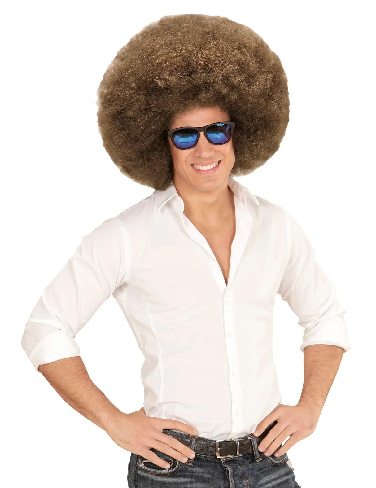 Peluca Super Afro Castaña Clara Pelucas Widmann