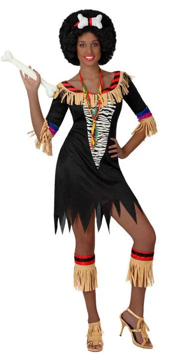 Disfraz de Africana para Mujer Adultos Atosa