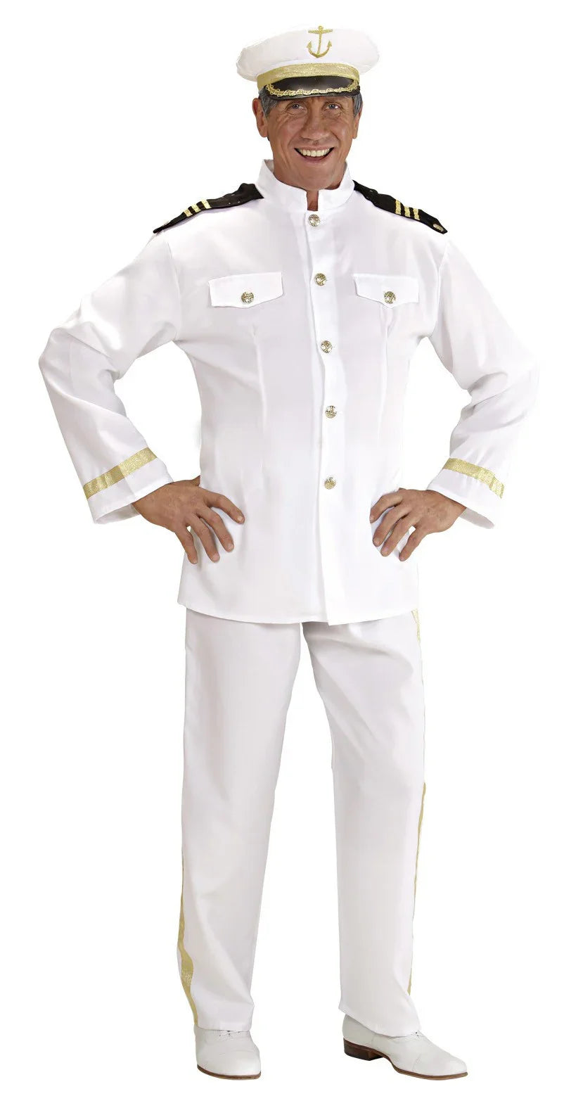 Disfraz de Capitán de Barco para Adulto Adultos Widmann