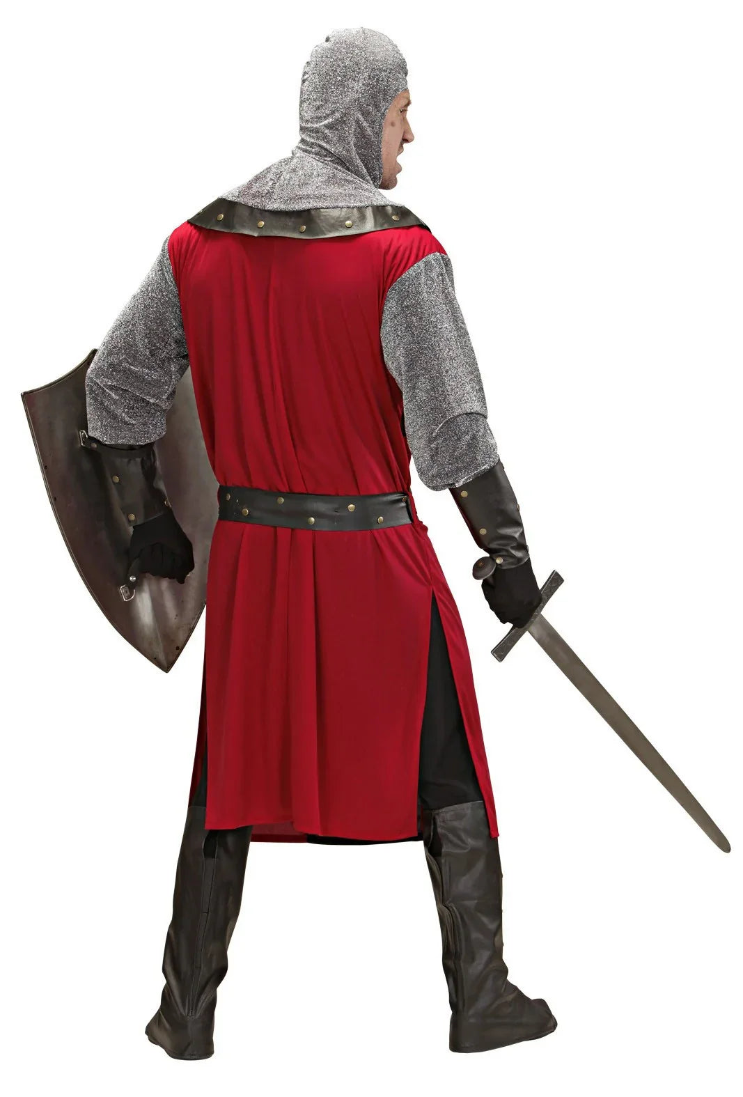 Disfraz de Caballero Medieval Rojo para Hombre Adultos Widmann