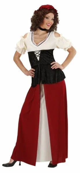 Disfraz de Posadera Medieval para Adulto Adultos Widmann