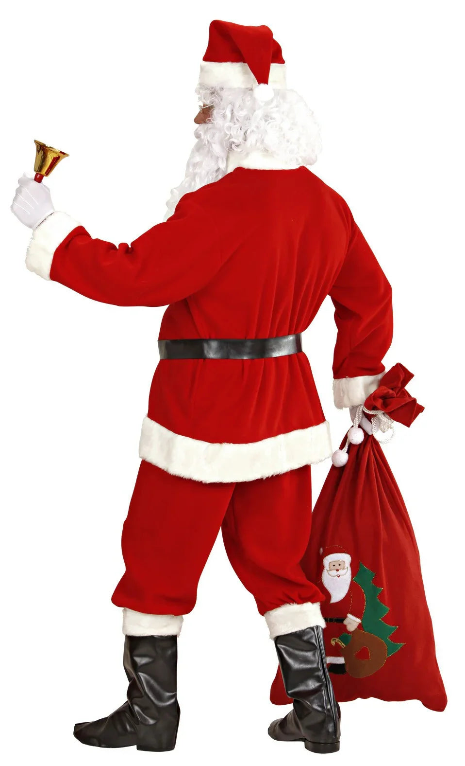 Disfraz de Papa Noel con Peluca y Barba Adultos Widmann