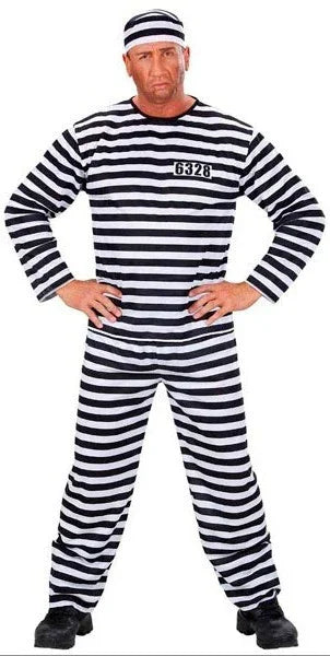 Disfraz de Preso Hombre Disfraces Baratos Widmann
