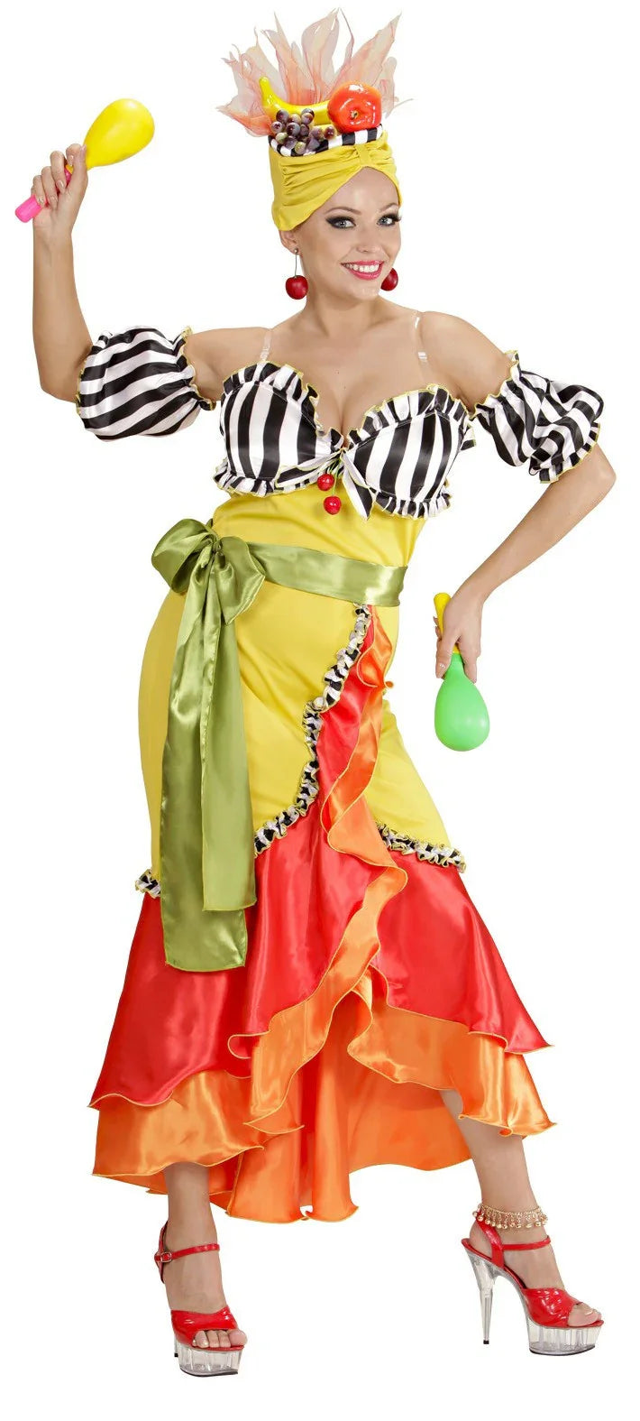 Disfraz de Rumbera Premium para Mujer Adultos Widmann