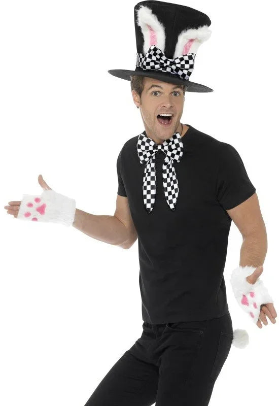 Kit de Conejo con Sombrero Complementos de Animales Smiffys