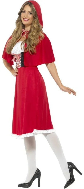 Disfraz de Caperucita Roja Largo para Mujer Dibujos Animados y Cuentos Smiffys