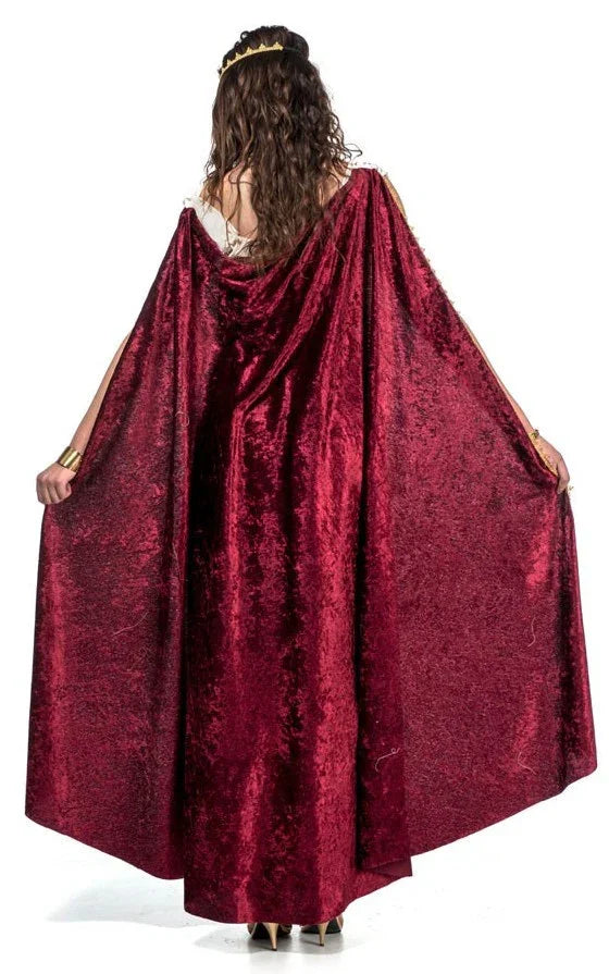 Disfraz de Romana Largo Capa Roja Romanos y Griegos Limit Sport