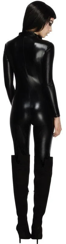 Malla Negra Efecto Látex Adultos Smiffys