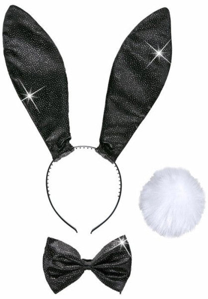 Set de Conejita de Playboy Negro COMPLEMENTOS Widmann