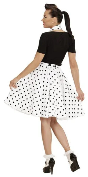 Falda Blanca de Lunares con Pañuelo COMPLEMENTOS Widmann