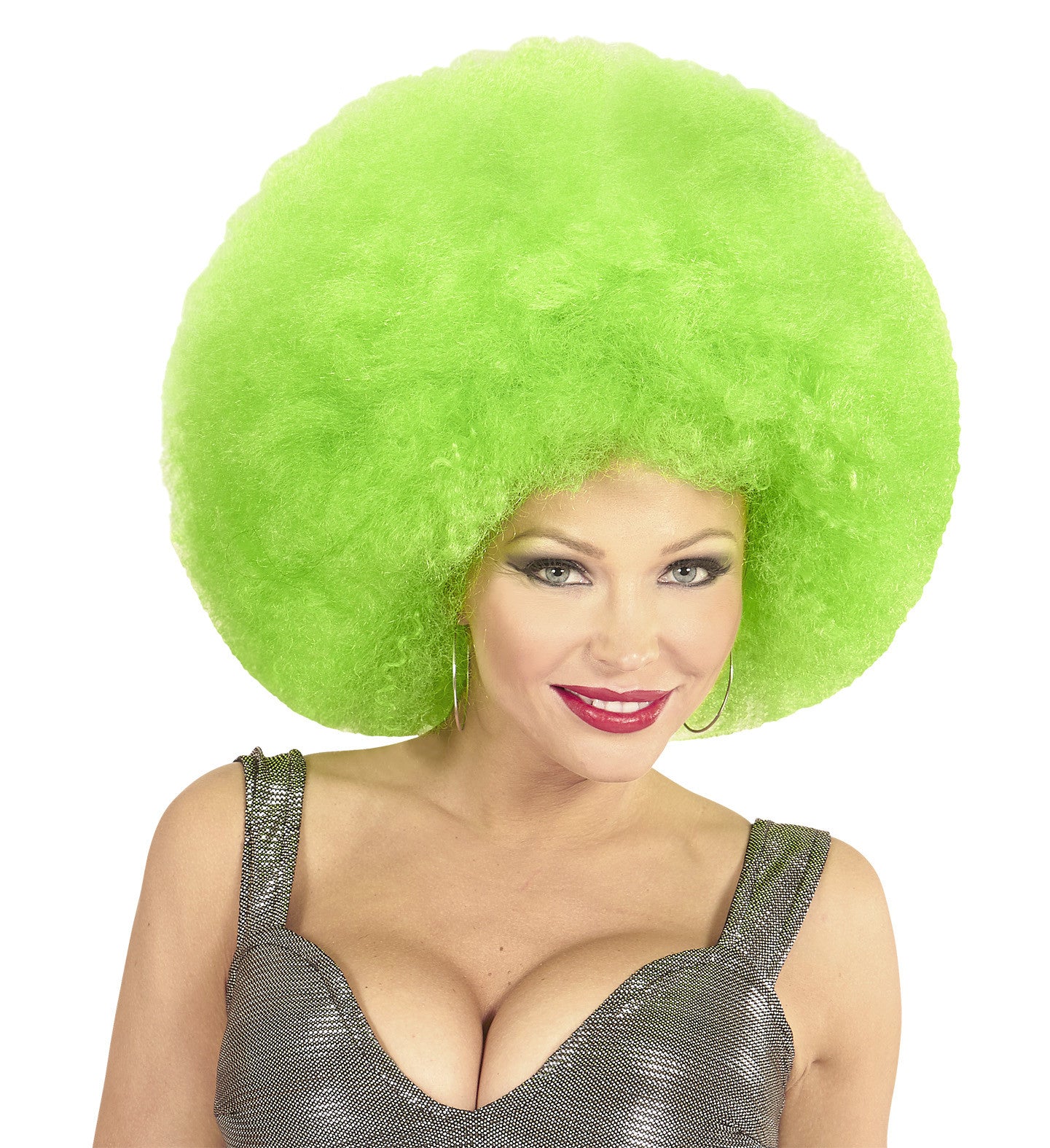 Peluca Super Afro Verde Pelucas Widmann