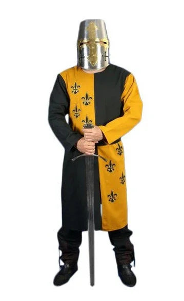 Traje Medieval Lancelot color Mostaza para Hombre Medieval Medieval Factory