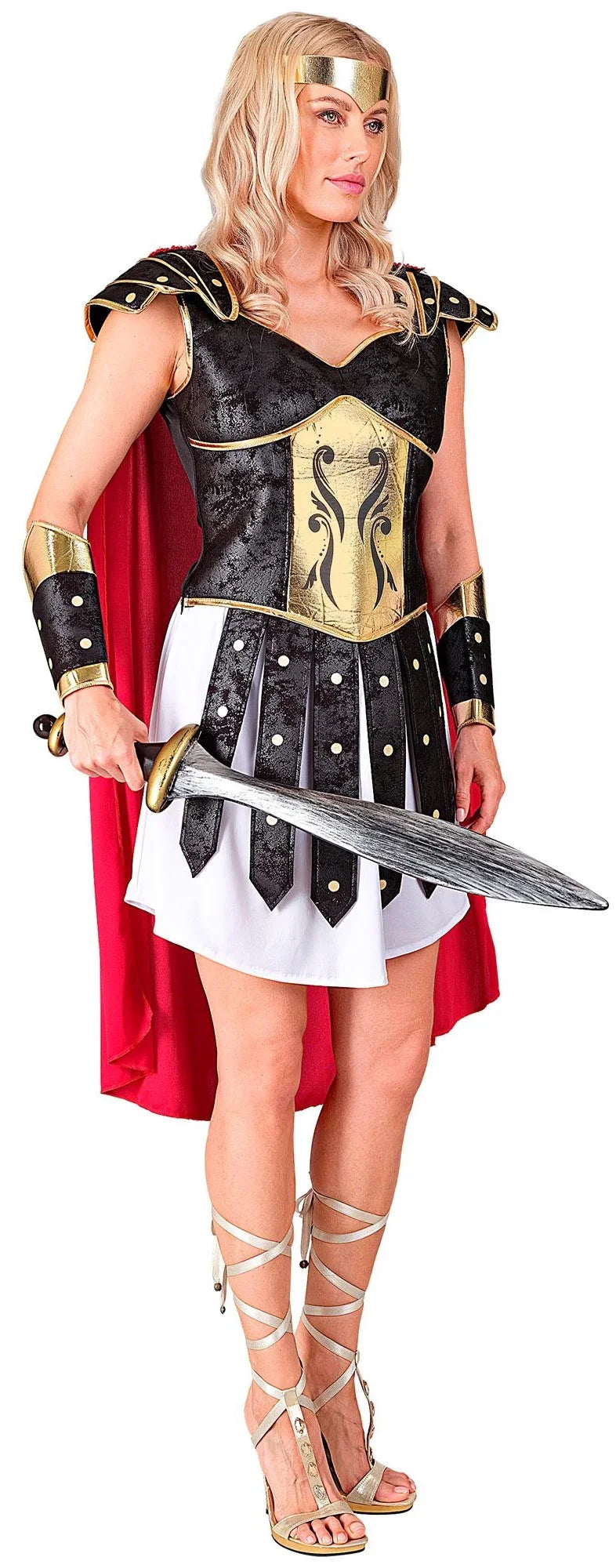 Disfraz de Guerrera Amazona con Armadura para Mujer Romanos y Griegos Widmann