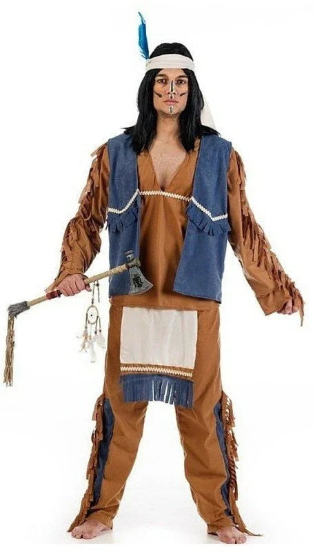 Disfraz de Indio Apache con Chaleco Indios y Vaqueros Limit Sport