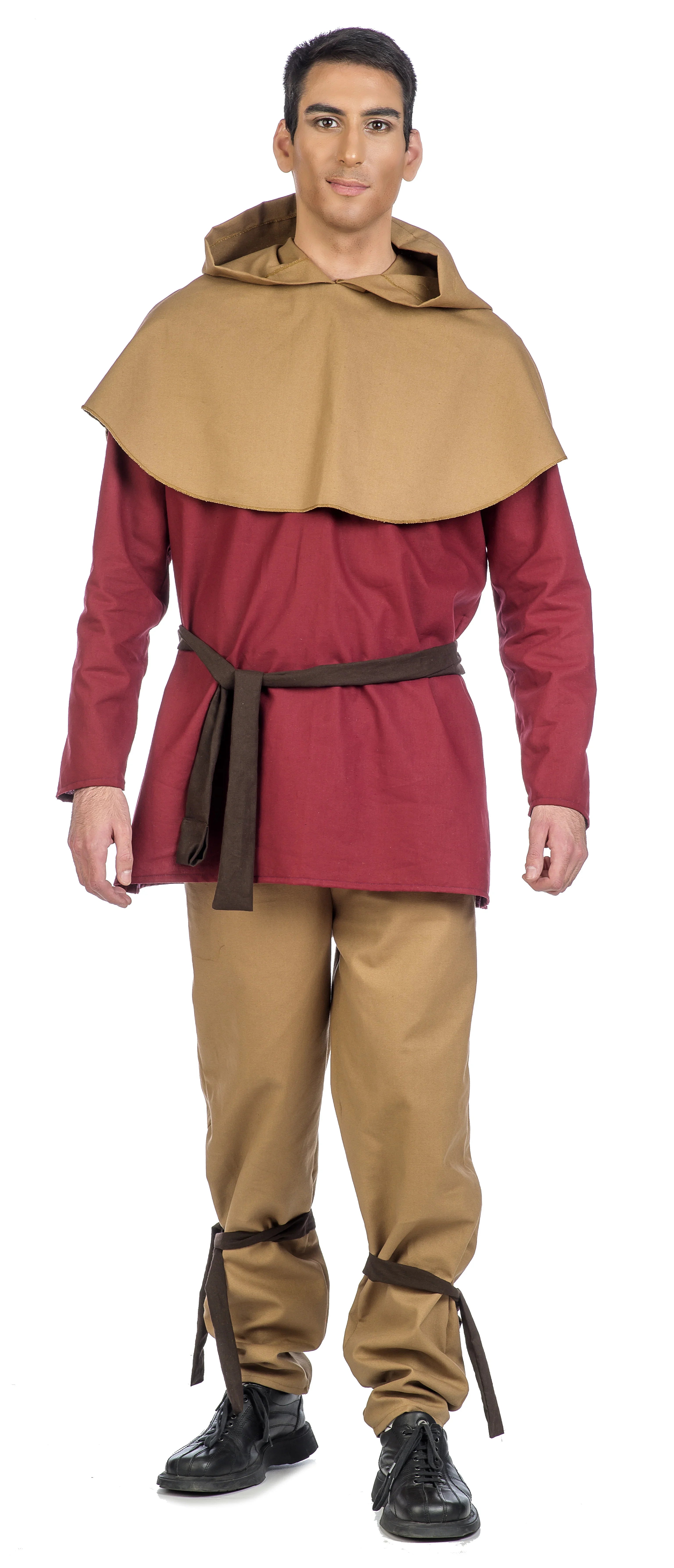 Traje de Campesino Medieval Granate Medieval Limit Sport