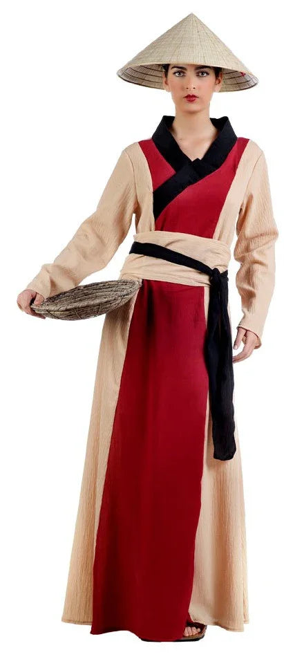 Disfraz de China Arrocera para Mujer Ninja, Chinos y Geishas Limit Sport