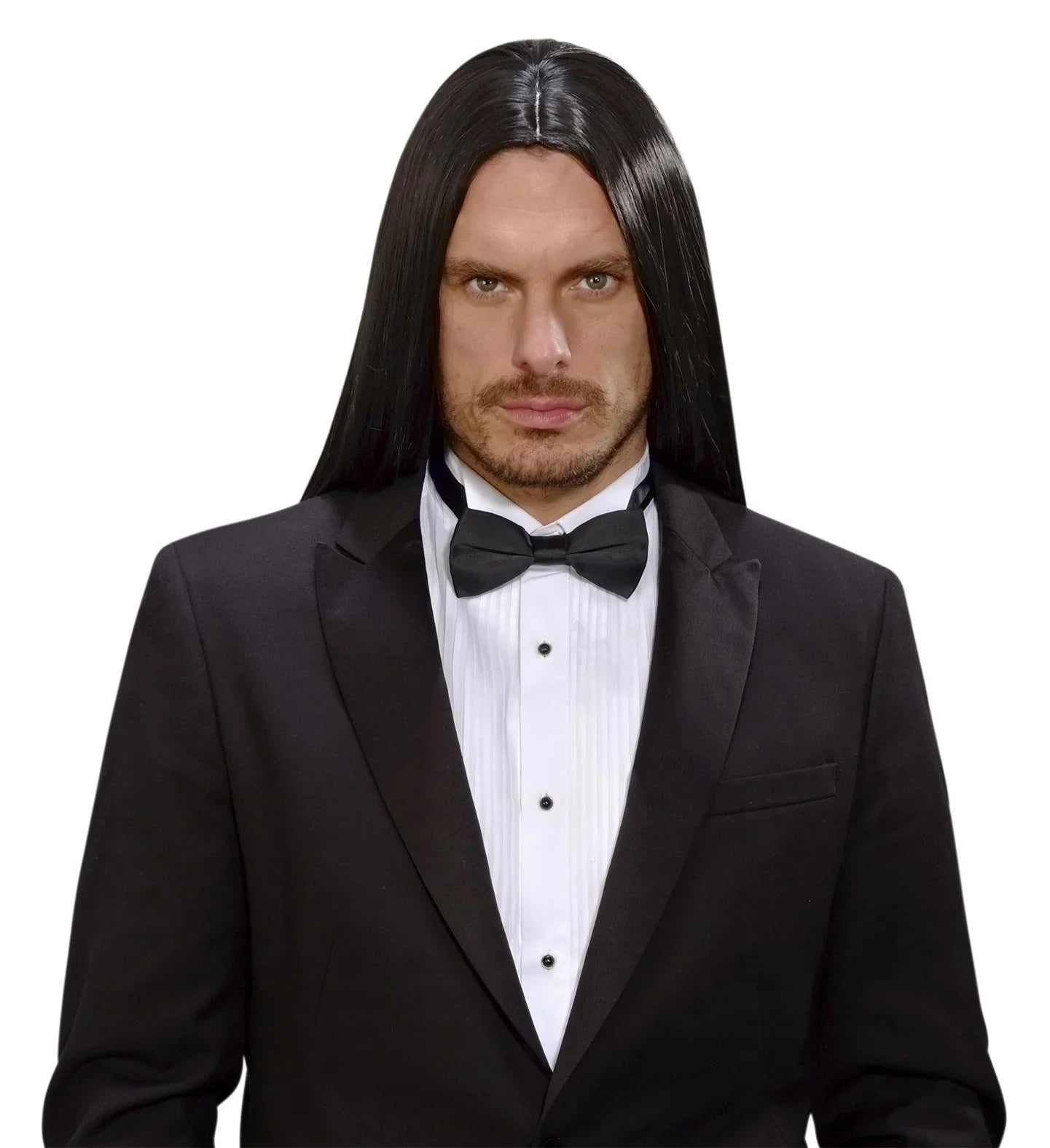 Peluca Morena de Pelo Largo Liso para Hombre Pelucas Widmann