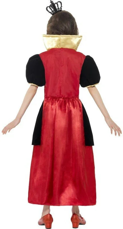 Disfraz de Reina de Corazones Largo Infantil INFANTILES Smiffys