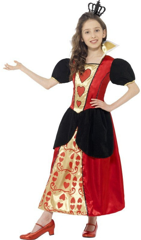 Disfraz de Reina de Corazones Largo Infantil INFANTILES Smiffys