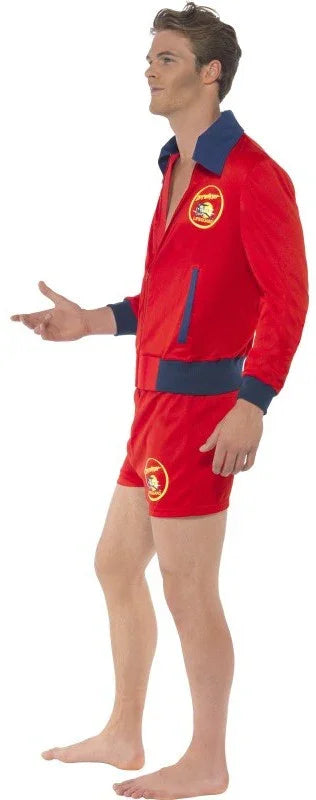 Disfraz de Vigilante de la Playa Corto para Hombre Personajes de la tele Smiffys