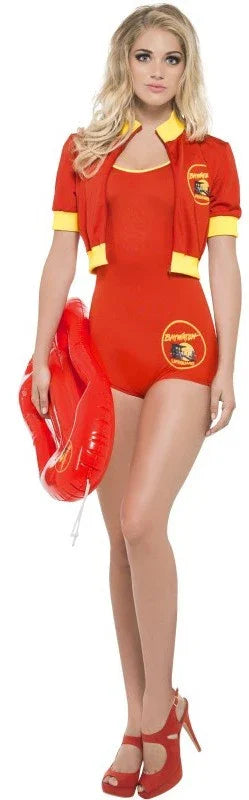 Disfraz de los Vigilantes de la Playa Corto para Mujer Cine y TV Smiffys