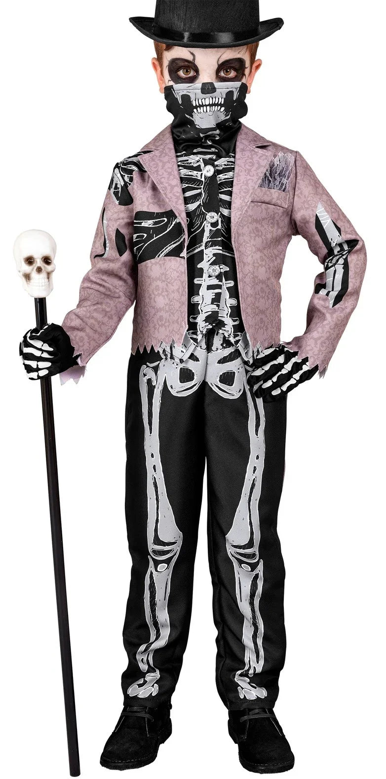 Disfraz de Esqueleto Elegante con Frac para Niño Comprar Online