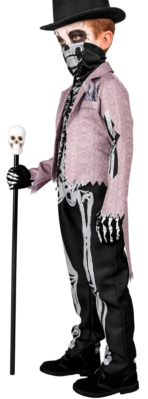 Disfraz de Esqueleto Elegante con Frac para Niño Esqueletos Widmann