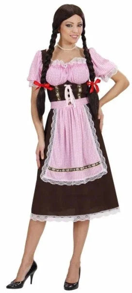 Disfraz de Tirolesa largo Tiroleses Oktoberfest Widmann
