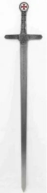 Espada Templaria Rústica de Acero Medieval Medieval Factory