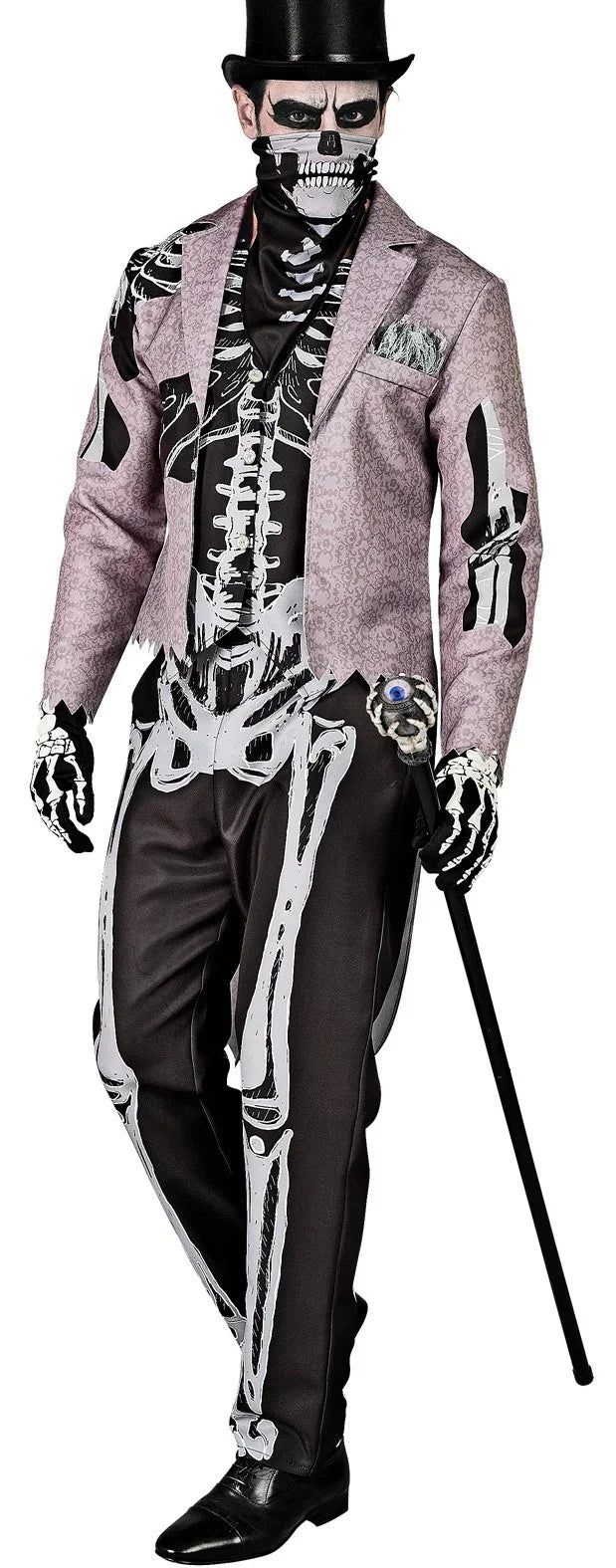 Disfraz de Esqueleto Elegante con Frac para Hombre Esqueletos Widmann