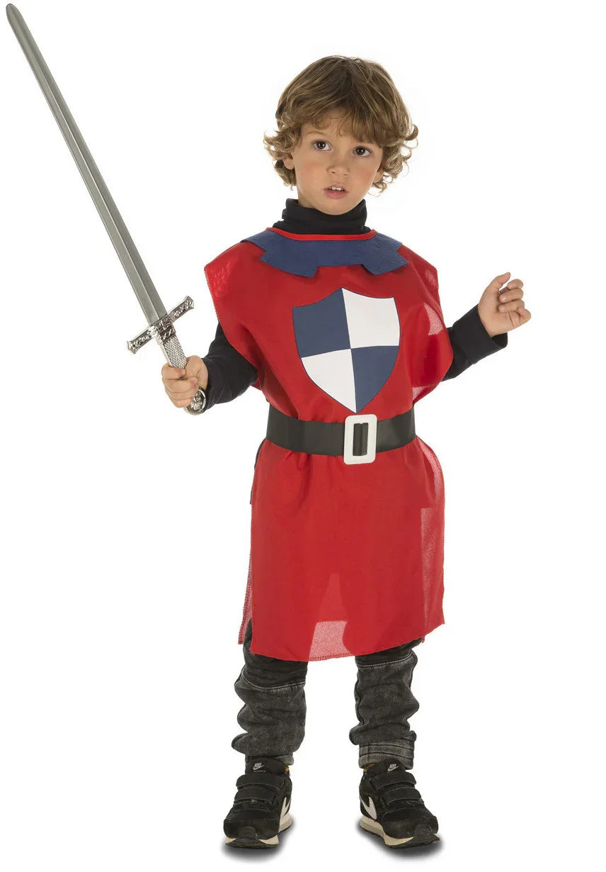 Peto Medieval Rojo para Niño Medieval Infantiles Viving
