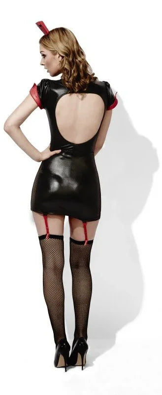 Disfraz de Enfermera Erótico Negro Enfermeras y Médicos Smiffys