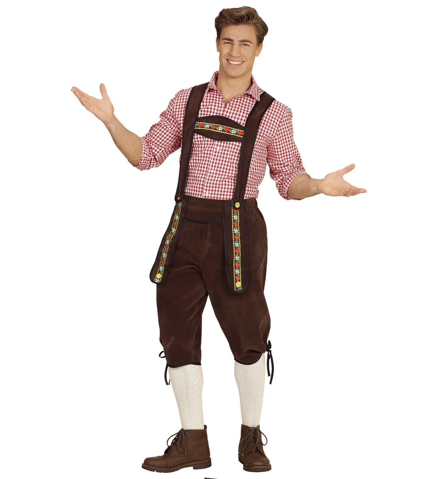 Pantalón Oktoberfest Marrón para Hombre Oktoberfest Widmann
