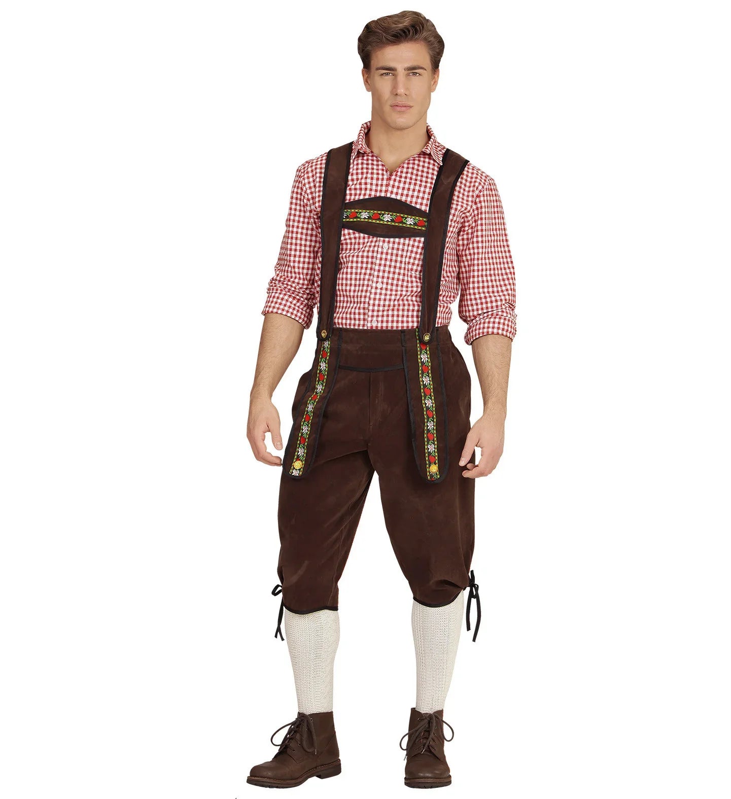 Pantalón Oktoberfest Marrón para Hombre Oktoberfest Widmann
