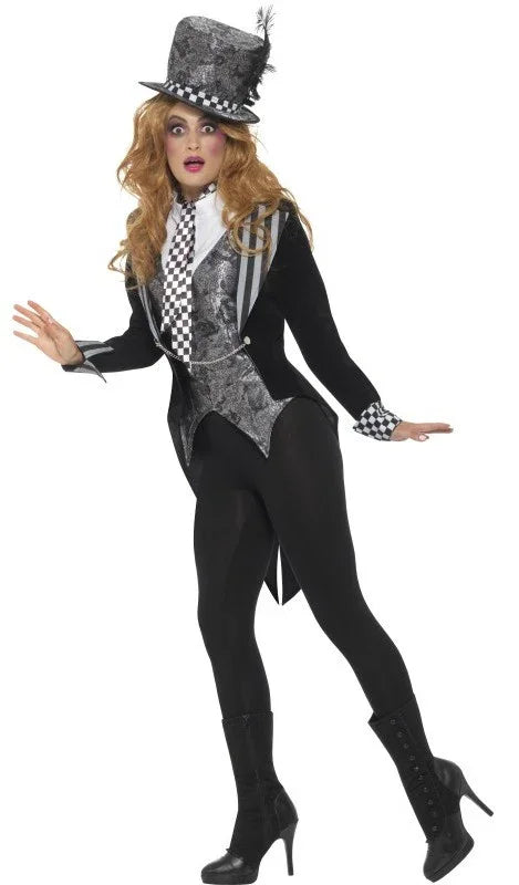 Disfraz de Sombrerera Loca Oscura para Mujer Alicia en el País de las Maravillas Smiffys