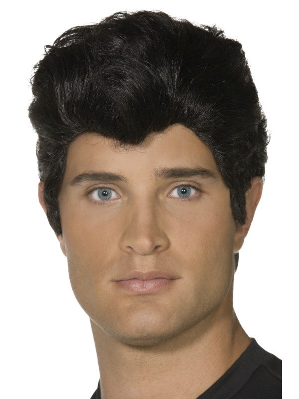 Peluca Morena Danny Zuko de Grease Complementos Grease Años 40 - 50 Smiffys