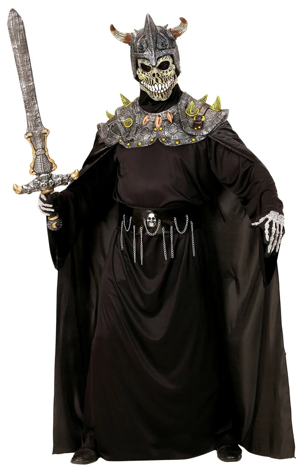 Disfraz de Esqueleto Vikingo con Máscara Esqueletos Widmann