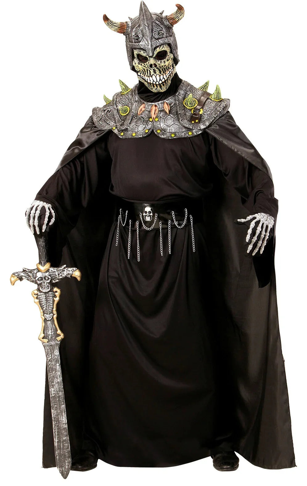 Disfraz de Esqueleto Vikingo con Máscara Esqueletos Widmann