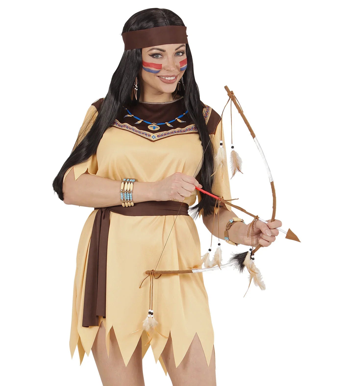 Arco de Indio con Plumas Complementos Indios Widmann