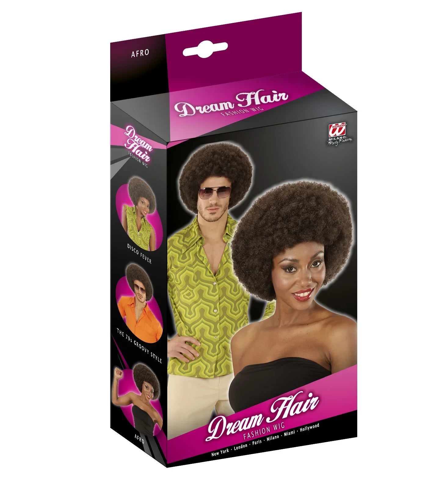 Peluca Afro Marrón Oscuro Pelucas Afro Widmann