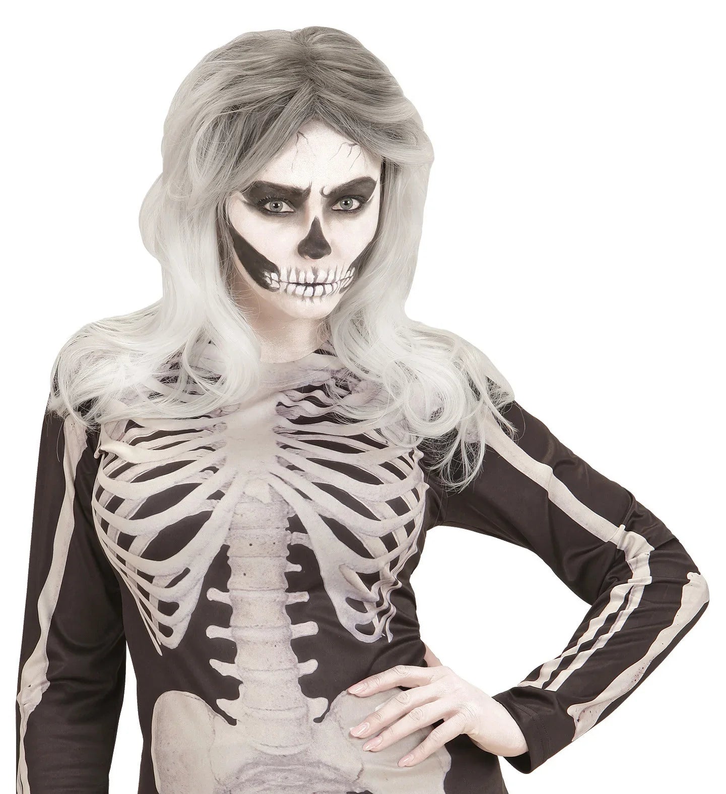 Peluca Canosa Lisa Larga Premium Pelucas Premium Widmann