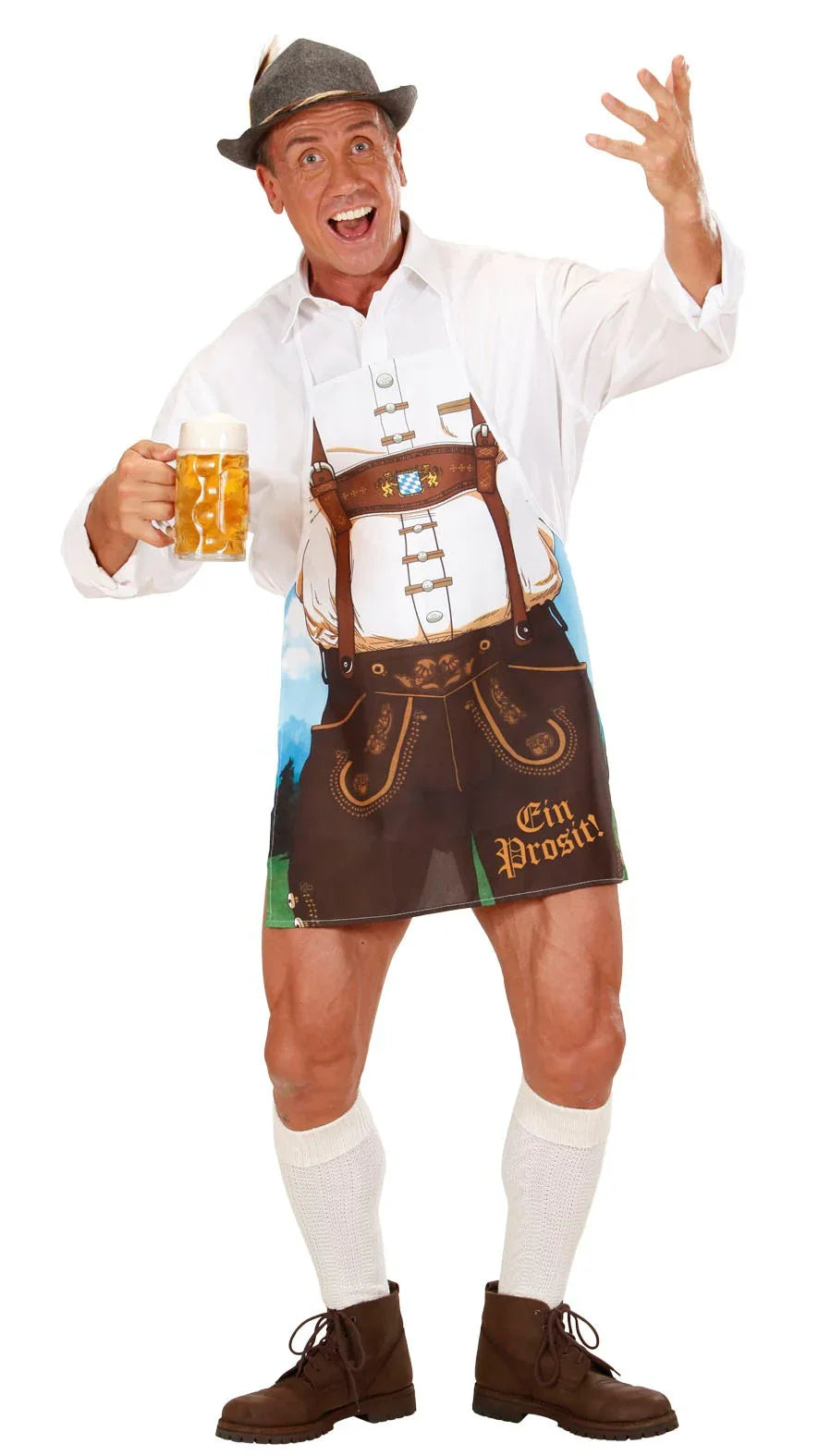 Delantal Bávaro de Oktoberfest para Hombre Complementos Oktoberfest Widmann